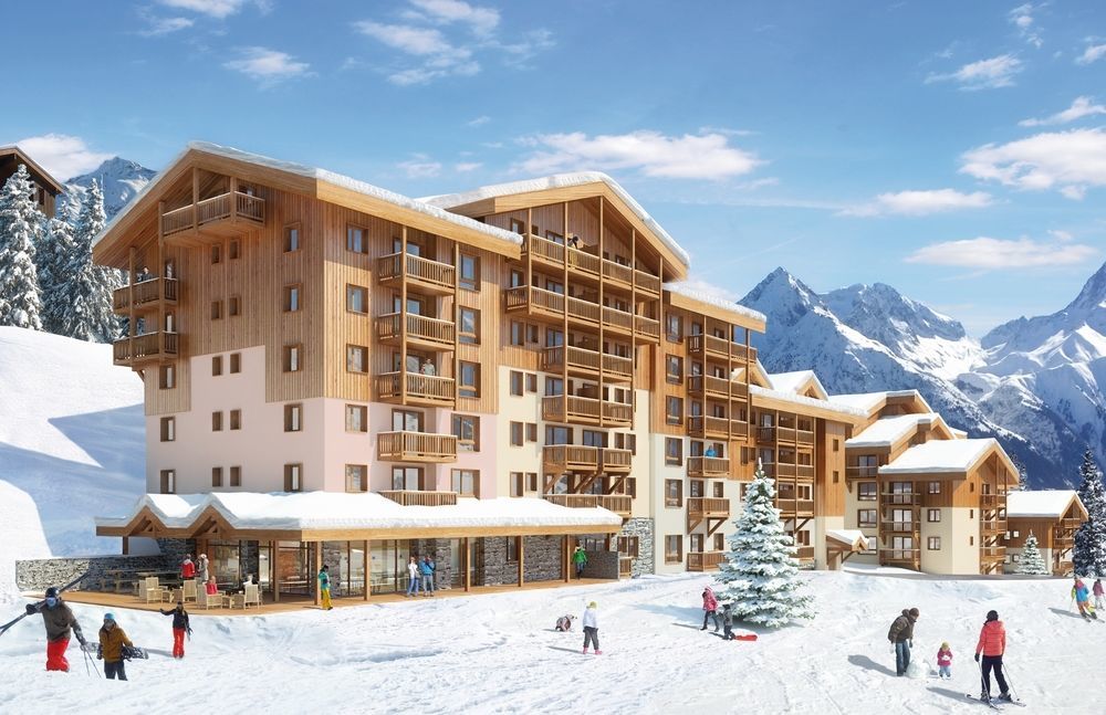 Residence Prestige Odalys Front De Neige La Plagne Kültér fotó